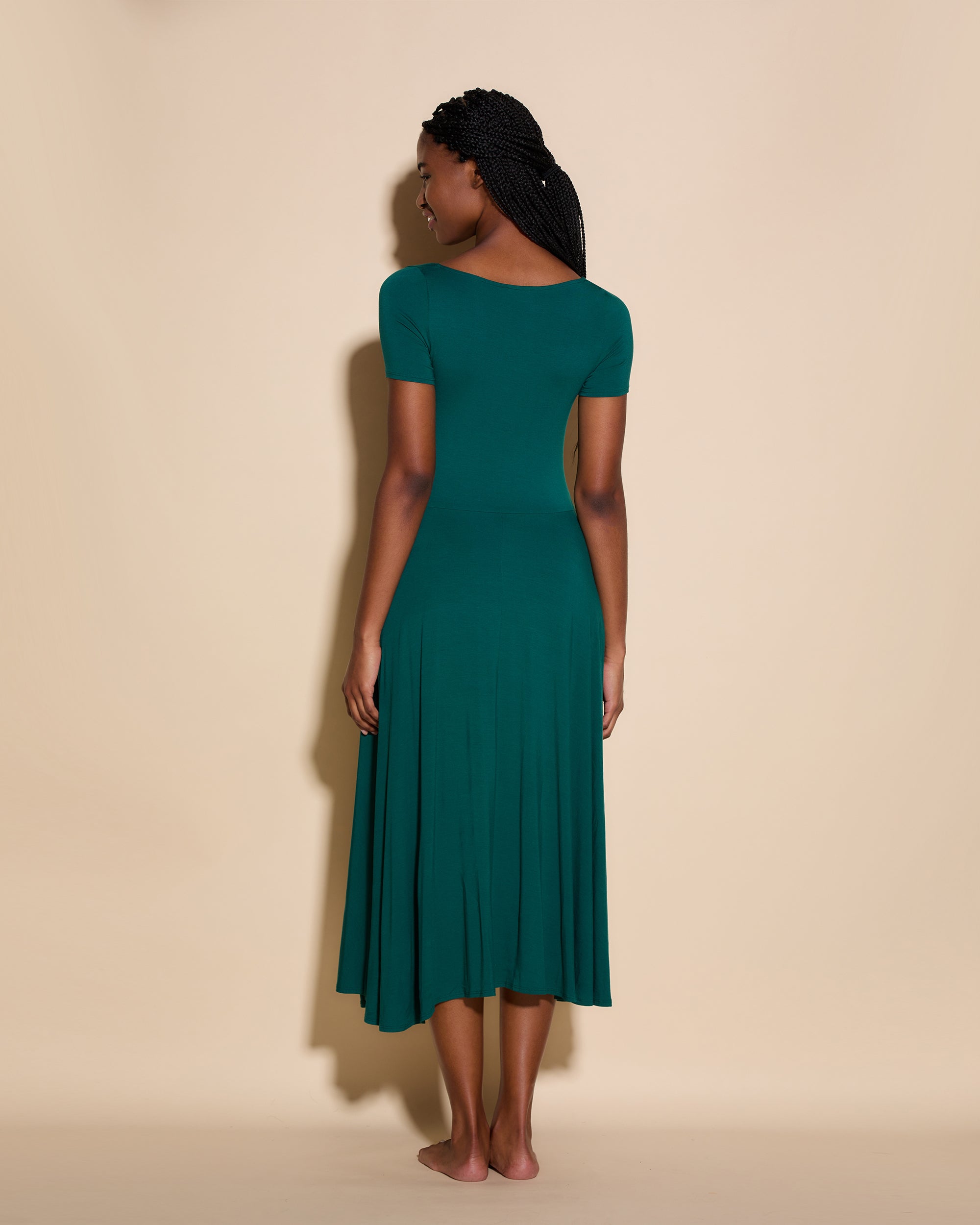 Grün Kleid - Viaggi Ausgestelltes Kleid