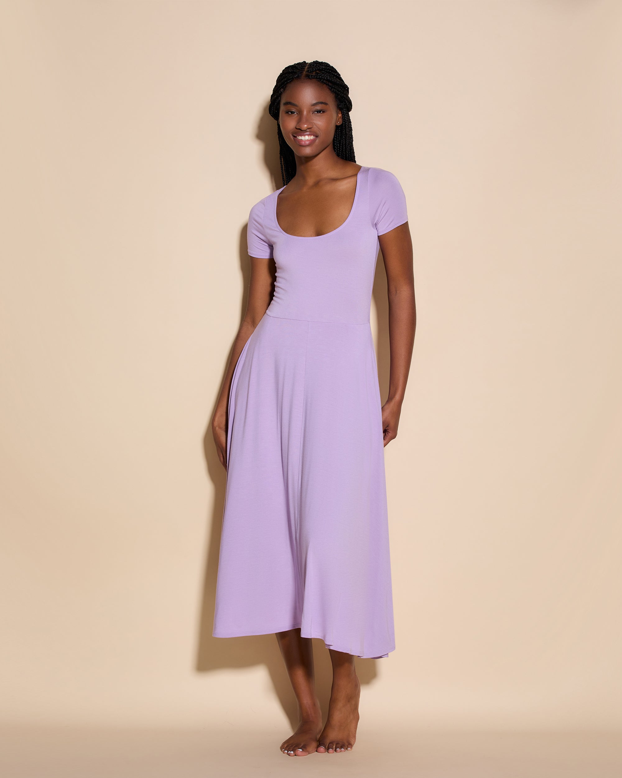 Lila Kleid - Viaggi Ausgestelltes Kleid