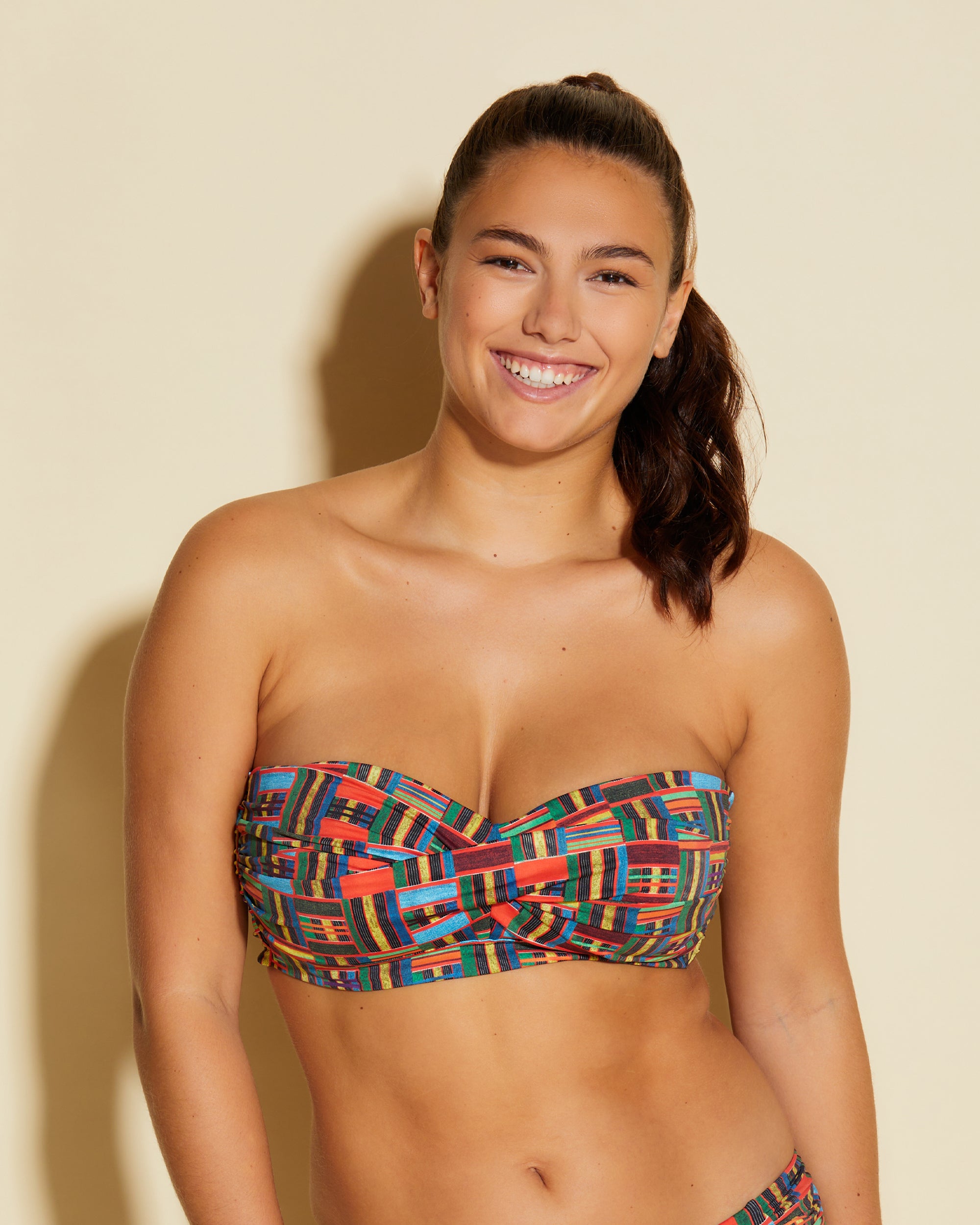 Imprimé Swim Tops - Vita Marina Printed Bandeau Galbé