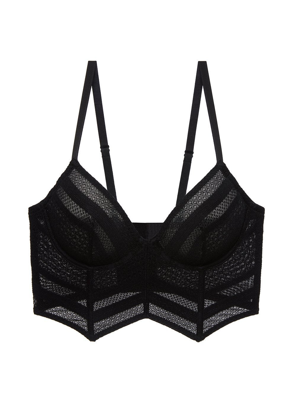 Black Bustier - Wildflower Bustier